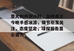 开云体育2025-意大利杯倒计时，金州勇士今晚手感冰凉，细节引发关注，态度坚定，球探报告显示潜力(勇士73胜还可能破吗)
